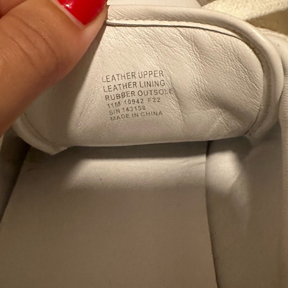 Tory Burch White Womens Sneakers - Picture 7 of 7